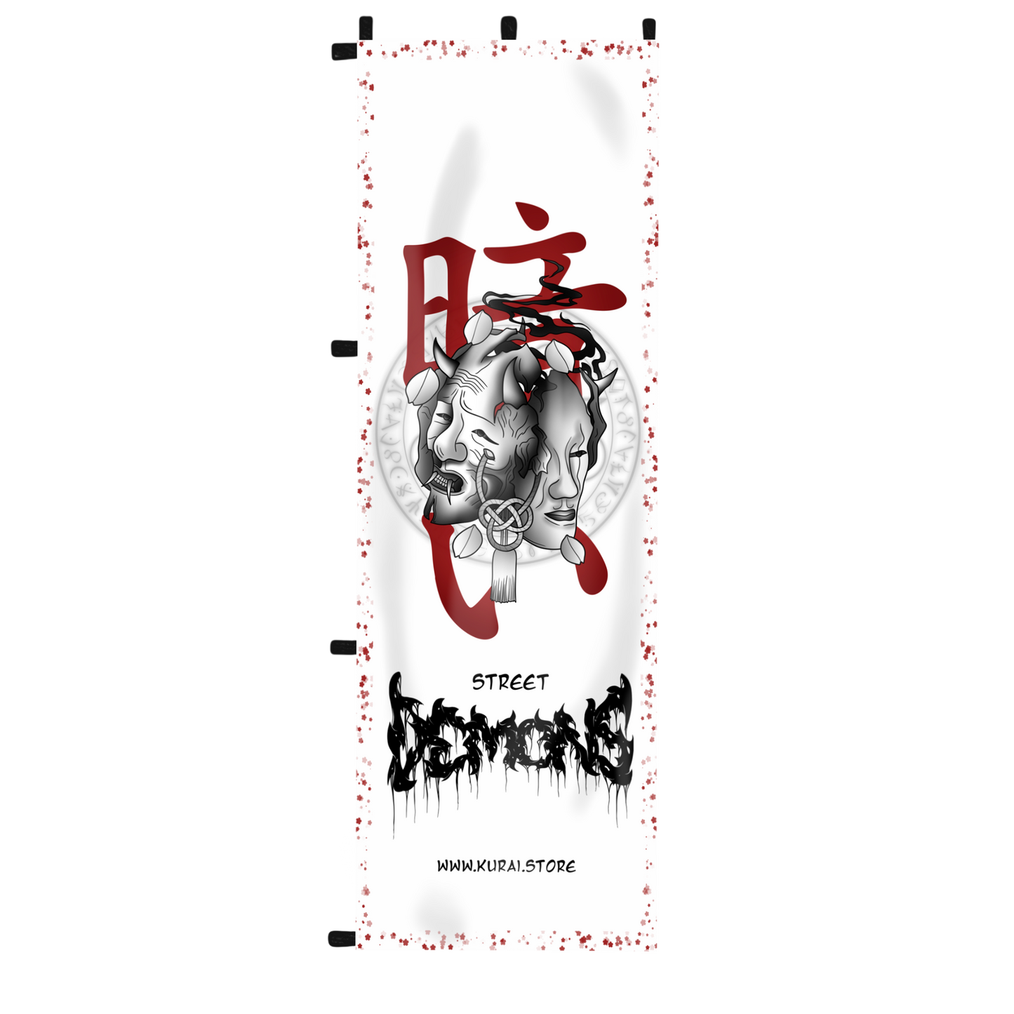 Street Demons flag (white background)