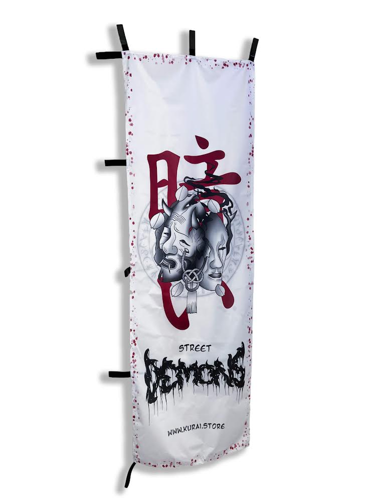 Street Demons flag (white background)